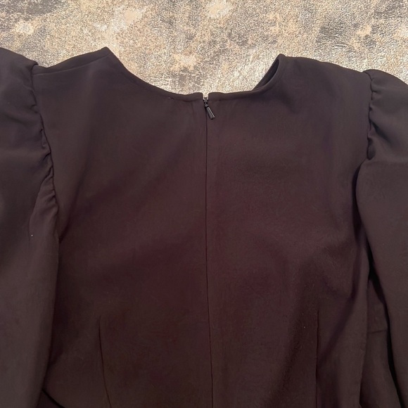 Leith Ruffle Sleeve Top Black XS NWT - Picture 7 of 9